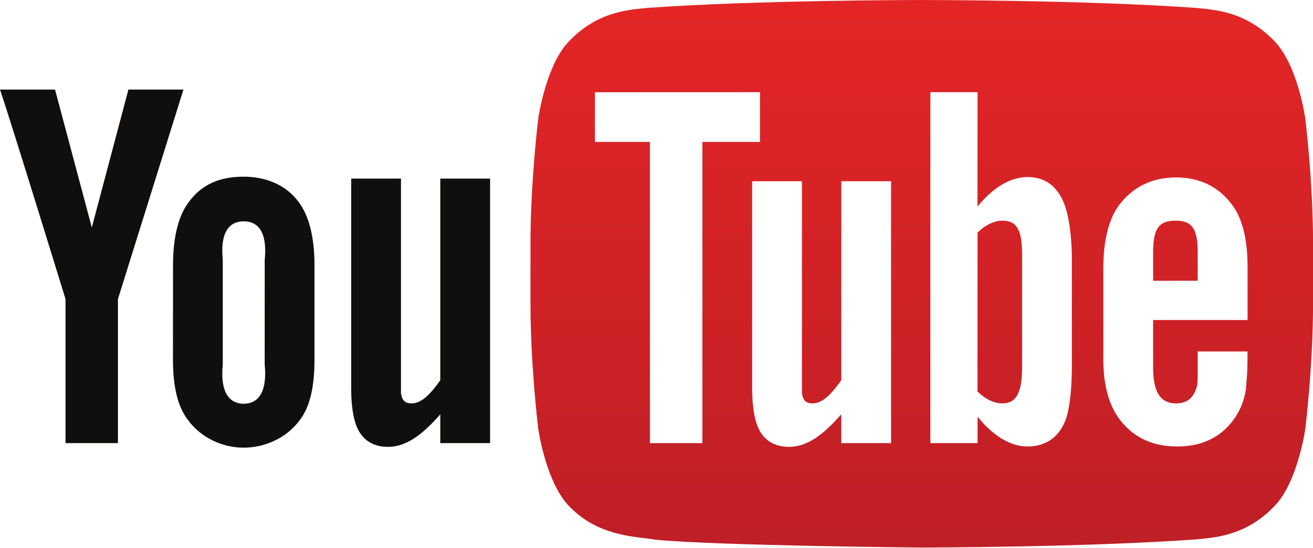 Logo of YouTube 2013 2015svg